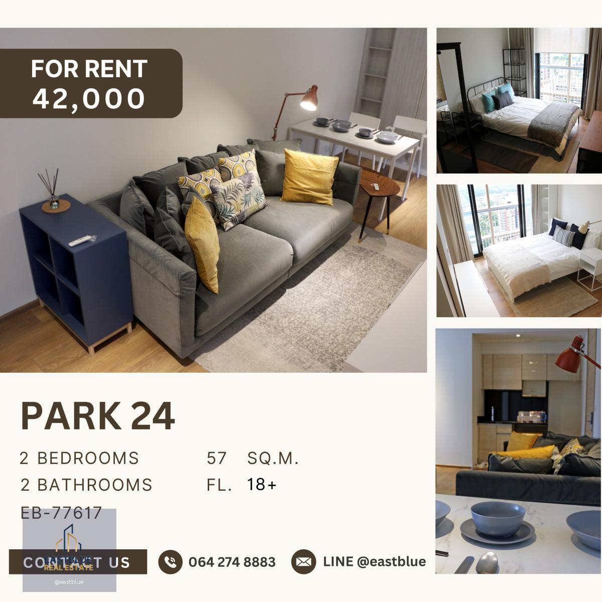 Park 24, 2 bed, 42000 per month