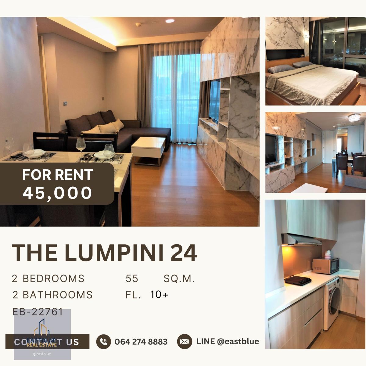 The Lumpini 24, 2 bed, 45000 per month