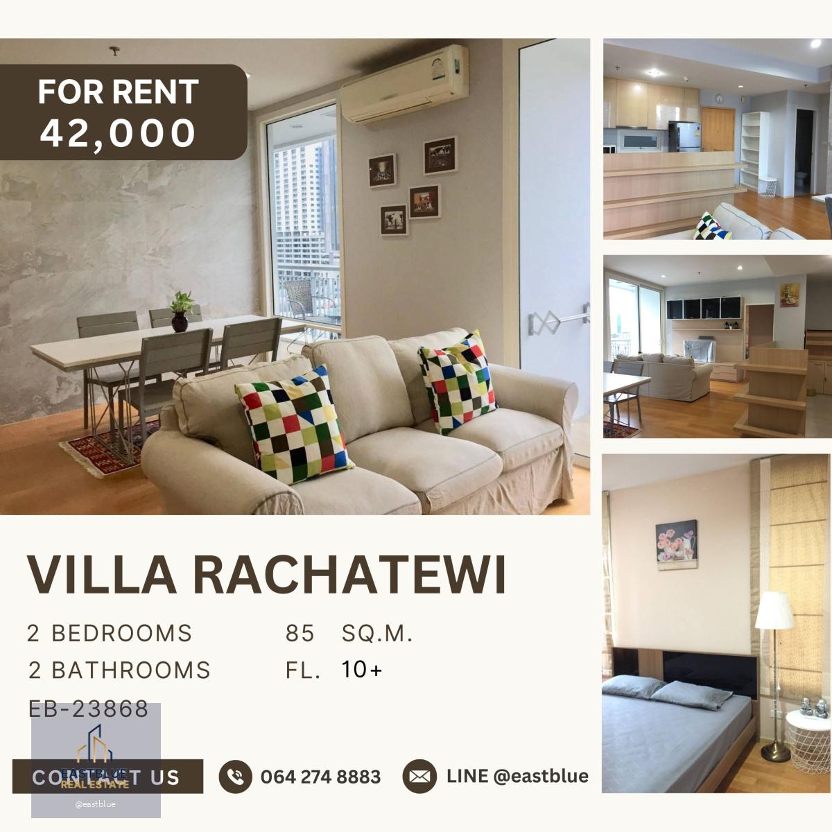 Villa Rachatewi, 2 bed, 42000 per month