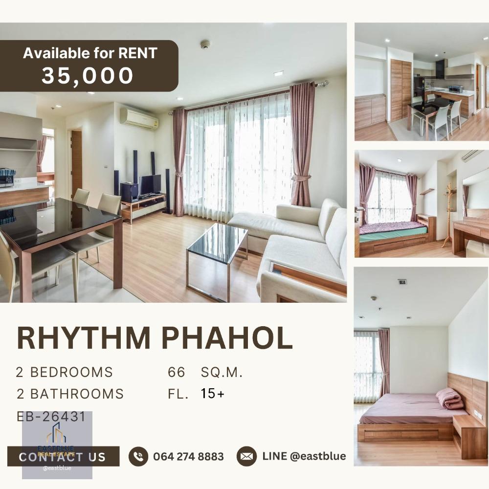 Rhythm Phahol - Ari 2 Beds 66 sqm 35k per month