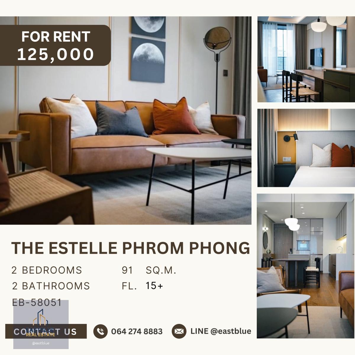 The Estelle Phrom Phong, 2 bed, 125000 per month