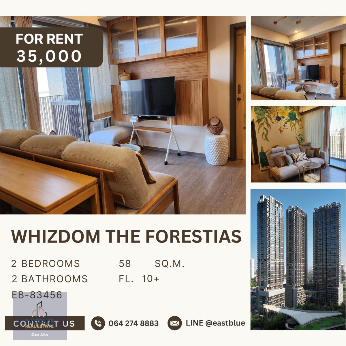 Whizdom The Forestias, 2 bed, 35000 per month