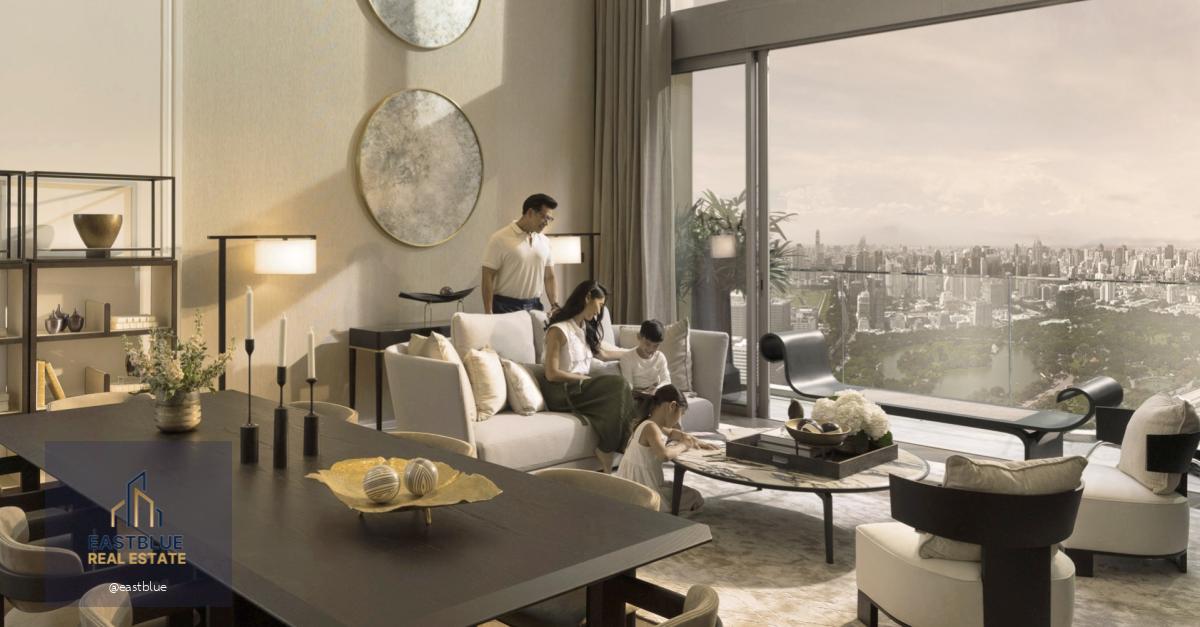 ขายดาวน์ Dusit Residences Luxury Condo ราคาดีที่สุด ชั้นสูงวิวสวนลุม (Leasehold) 2 ห้องนอน 90 ตรม ชั้นสูง 20+ 35.5 ล้านบาท