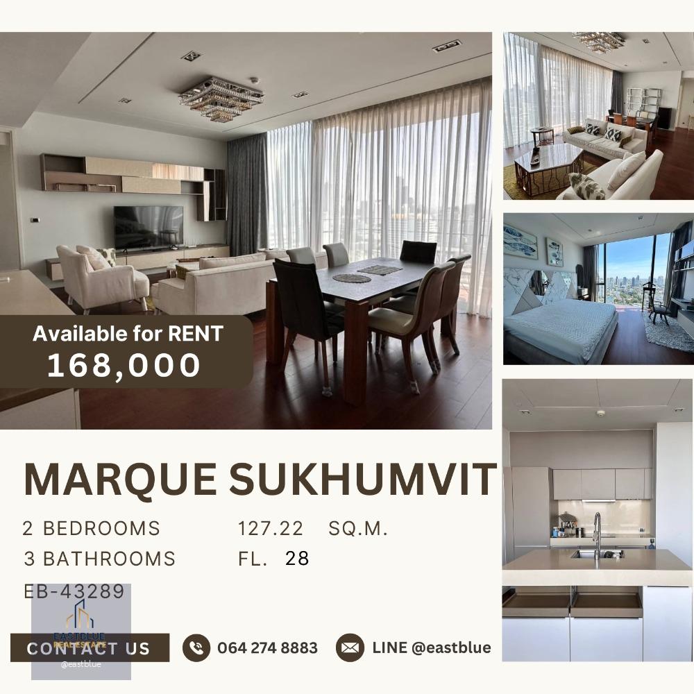 Marque Sukhumvit for rent 168k update 17 apr 064-274-8883