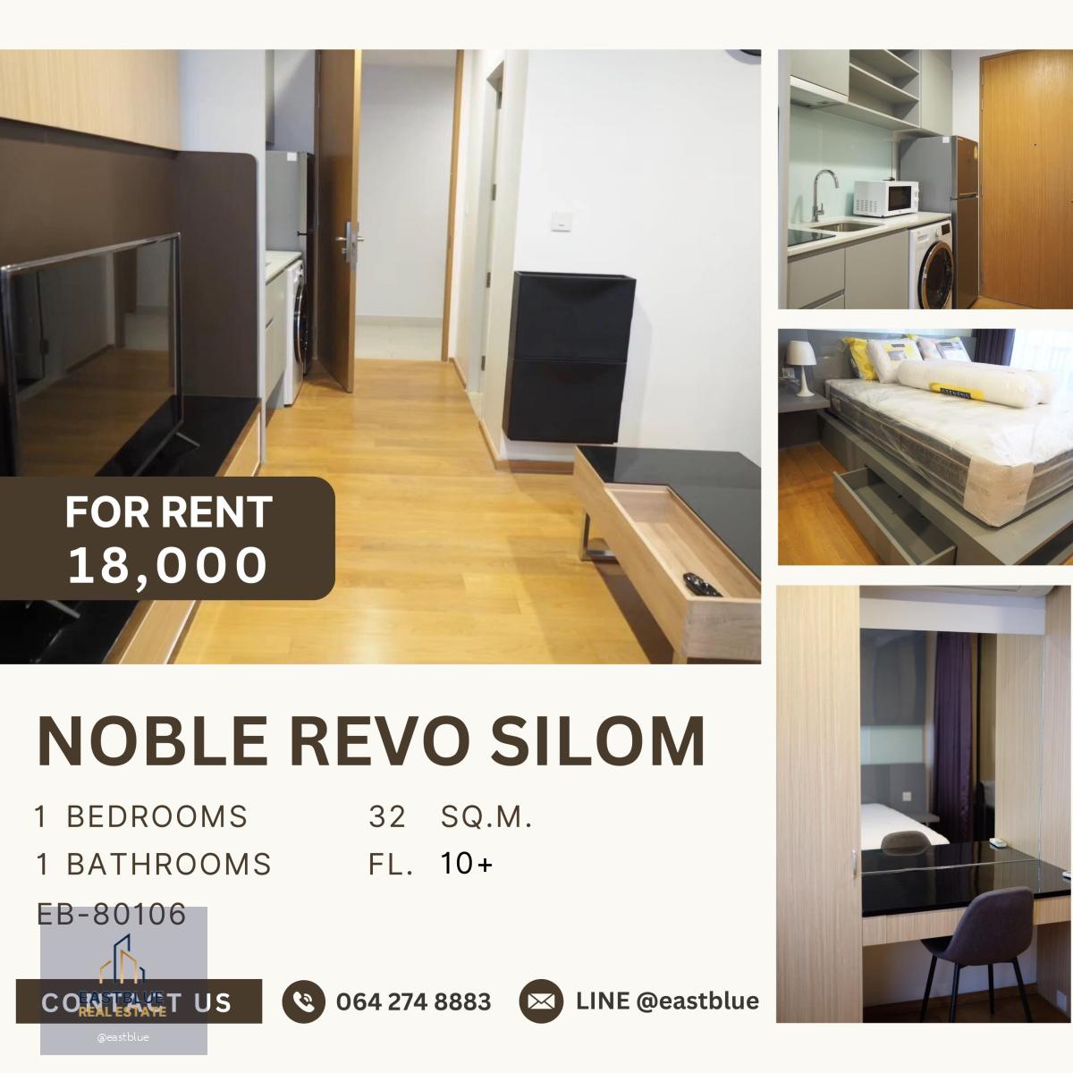 Noble Revo Silom, 1 bed, 18000 per month