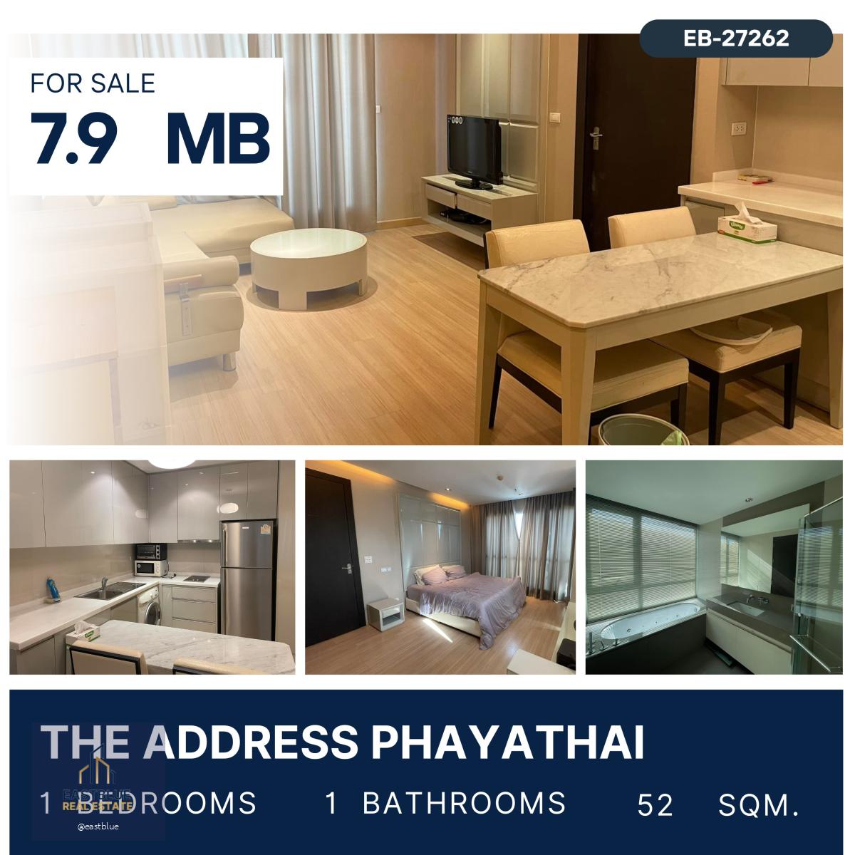 The Address Phayathai ห้องมุม Rare Item ชั้นละ 1 ห้อง ทิศเหนือ ไม่ร้อน ห้องใหญ่ อยู่สบาย ห้องสภาพดี 7.9 MB.