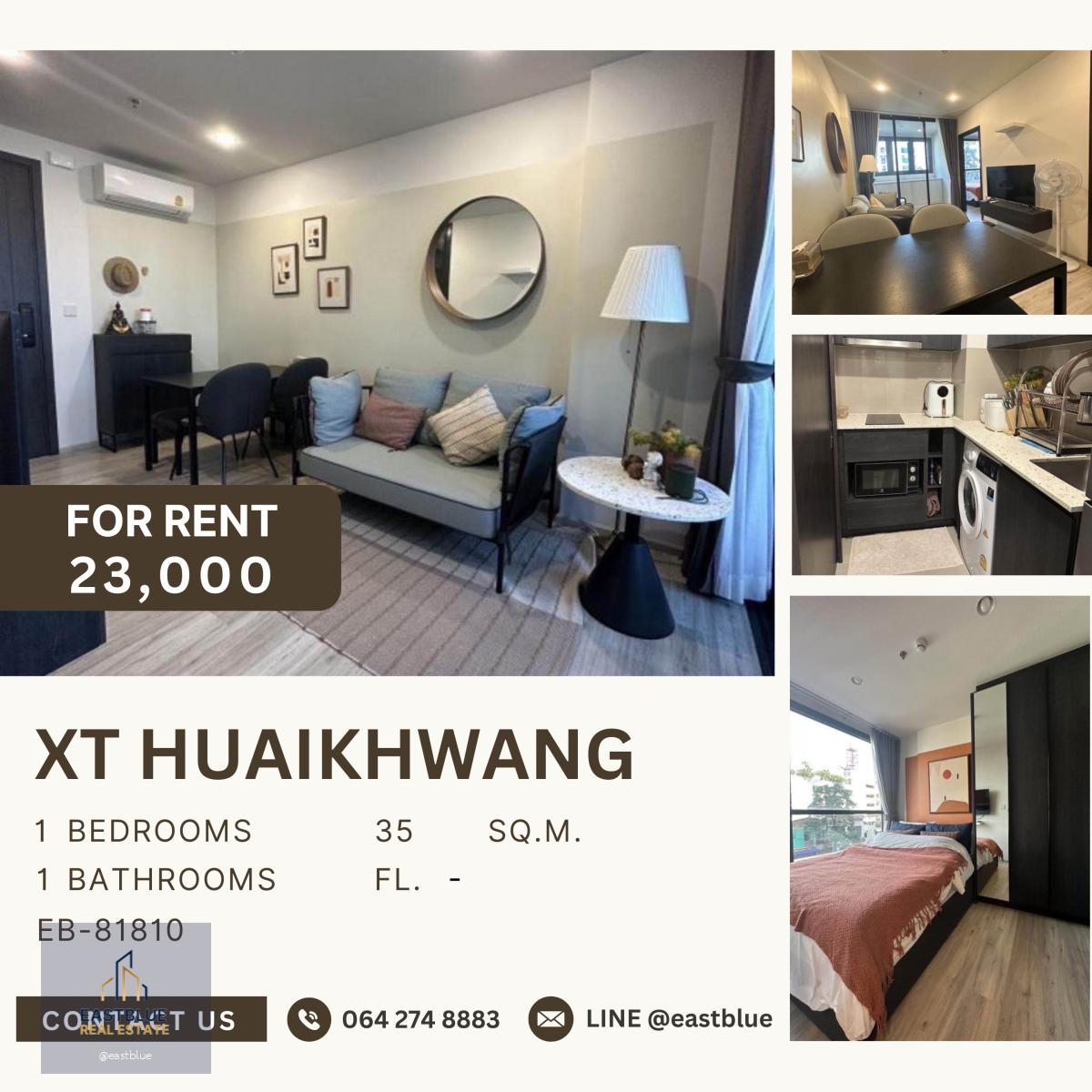 XT Huaikhwang, 1 bed, 23000 per month