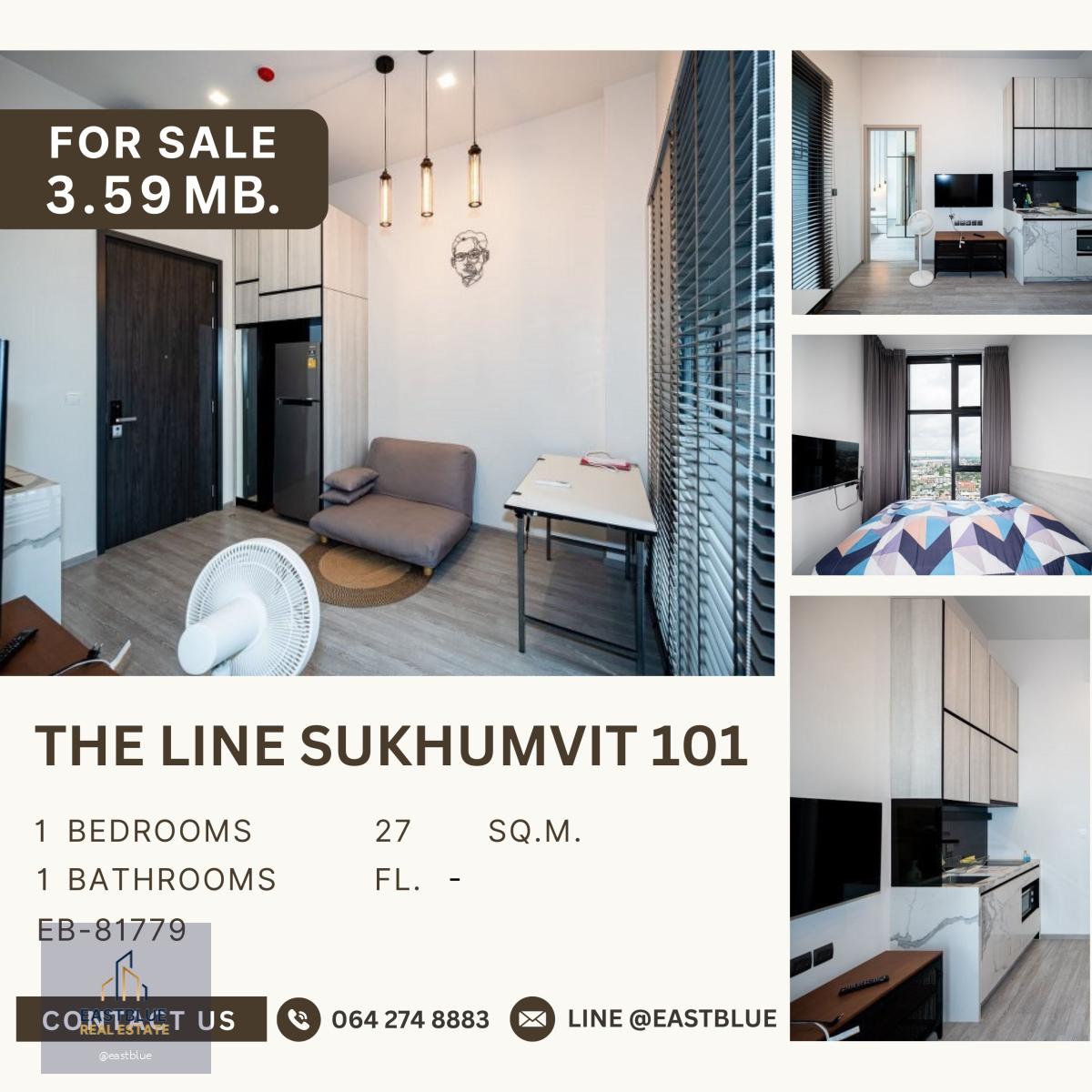 The Line Sukhumvit 101 ชั้นสูง แต่งสวย วิวโล่ง 3.59 MB.