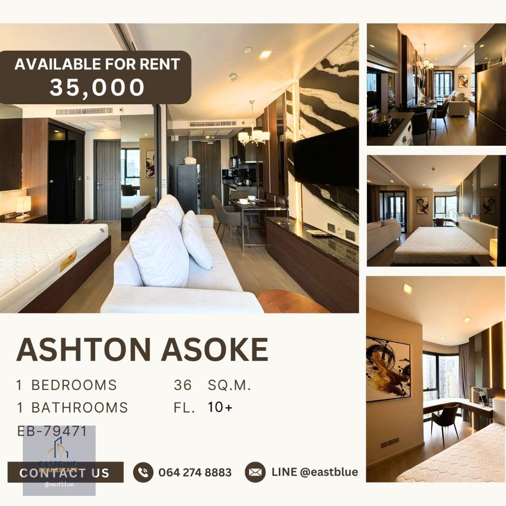 Ashton Asoke corner unit with curved glass window 35,000 per month