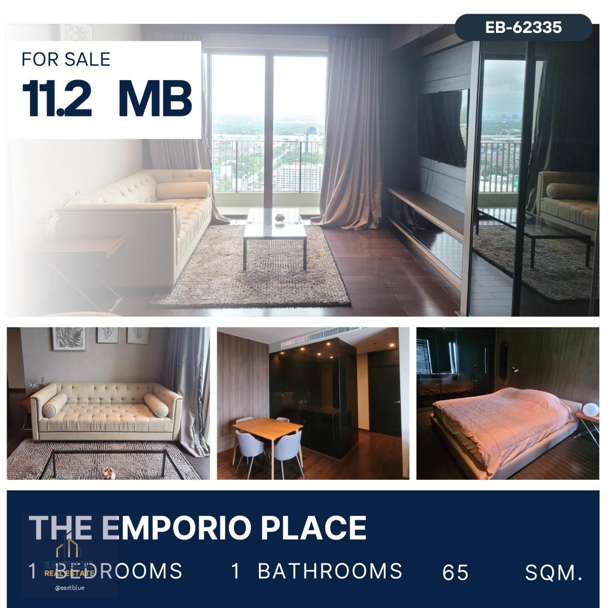 ขาย The Emporio Place ห้องใหญ่ ราคาดีที่สุดในตึก คุ้มค่ามากๆ ทำเลพร้อมพงษ์ วิวโล่ง คุ้มค่าแก่การลงทุน 11.2 ล้านบาท