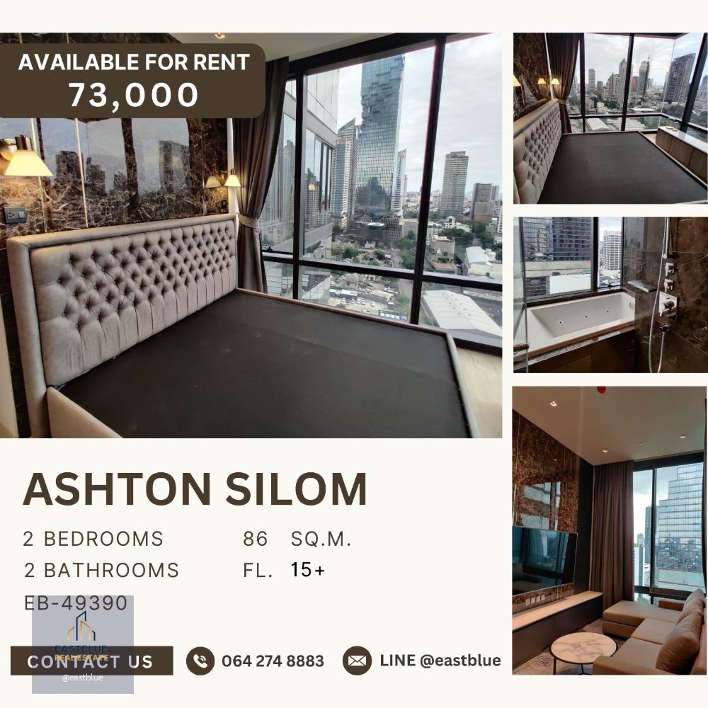 Ashton Silom 2 Beds for rent 73,000 per month