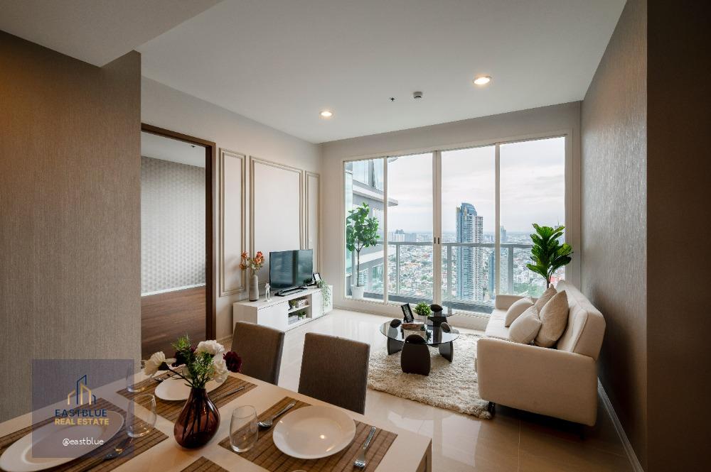 Menam Residences ห้องสวยที่สุด ราคาดีที่สุดในตึก 2 ห้องนอนไซส์ใหญ่ รีโนเวทใหม่ ชั้นสูงมาก วิวแม่น้ำ 12.9 MB.