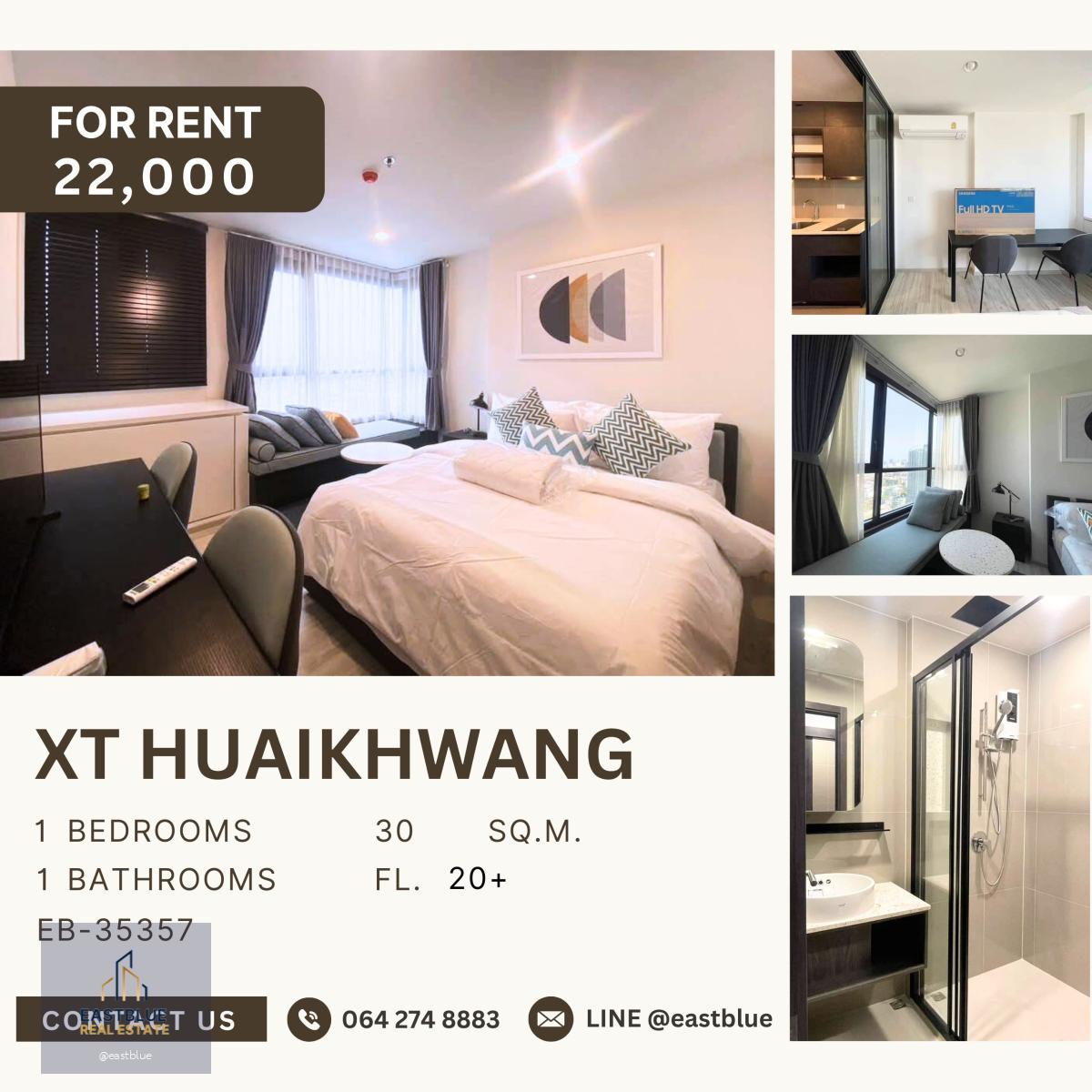 XT Huaikhwang, 1 bed, 22000 per month