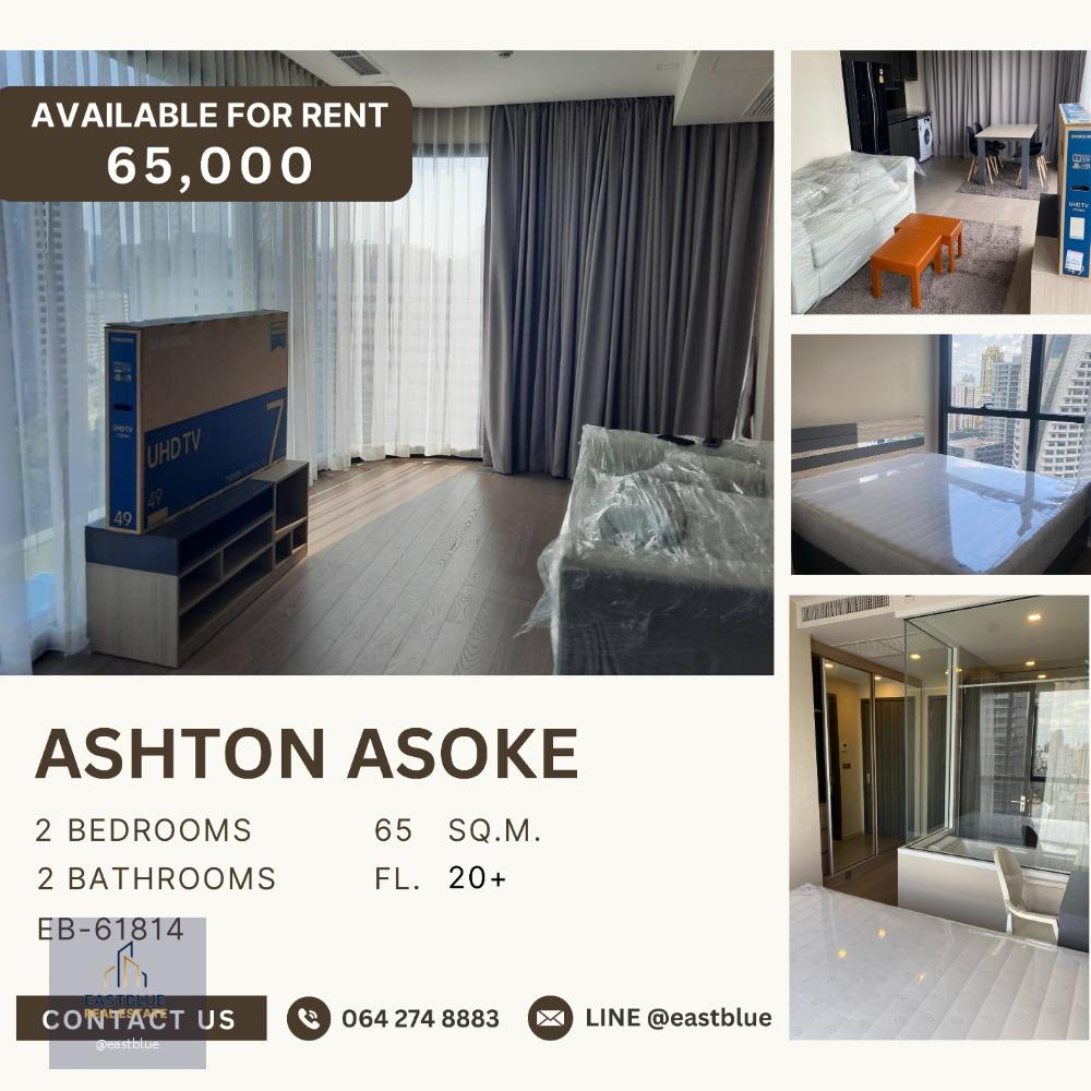 Ashton Asoke 2 Bed for rent 65,000 by pm