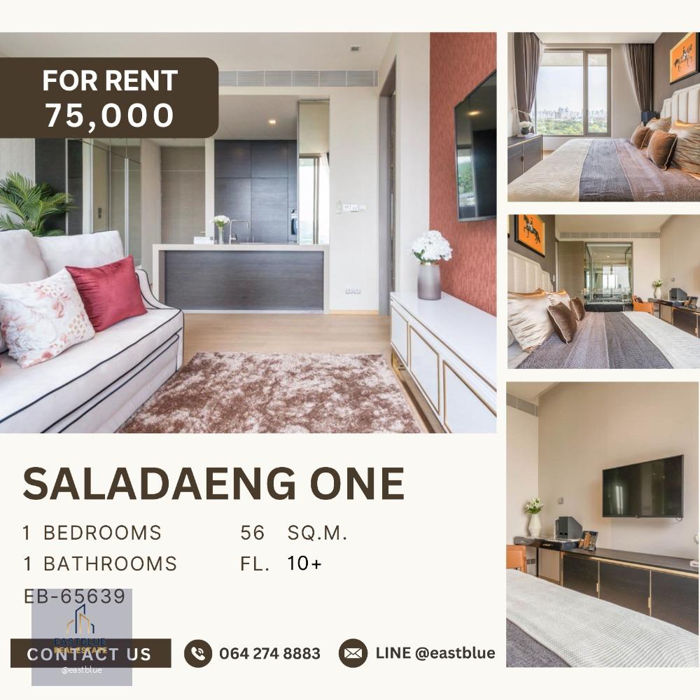 Saladaeng One 1 Bed for rent 75,000 per month