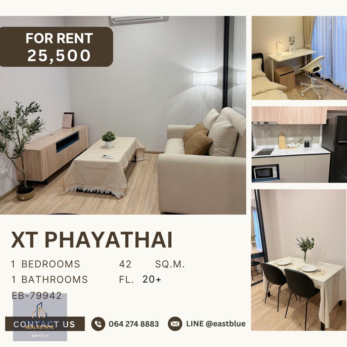 XT Phayathai, 1 bed, 25500 per month