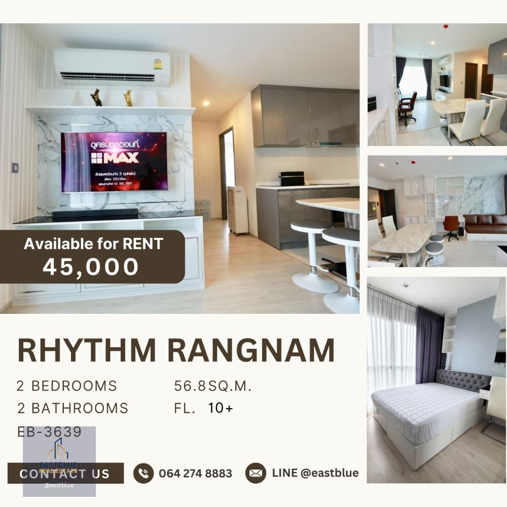 RHYTHM Rangnam  2 Beds 2 Baths 45k per month