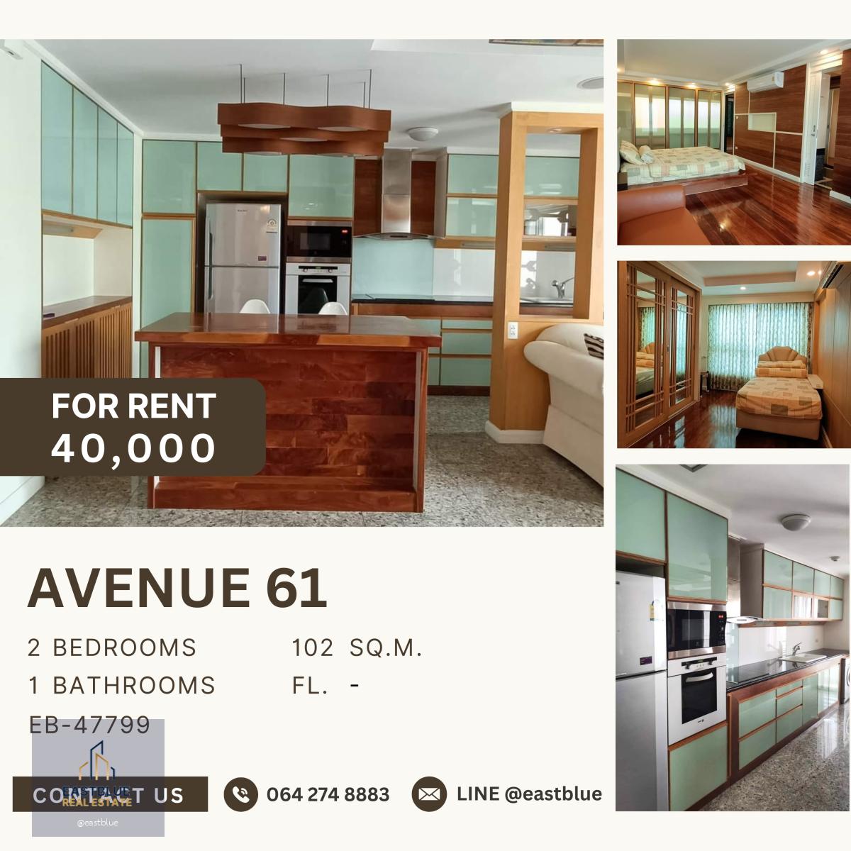 Avenue 61, 2 bed, 40000 per month