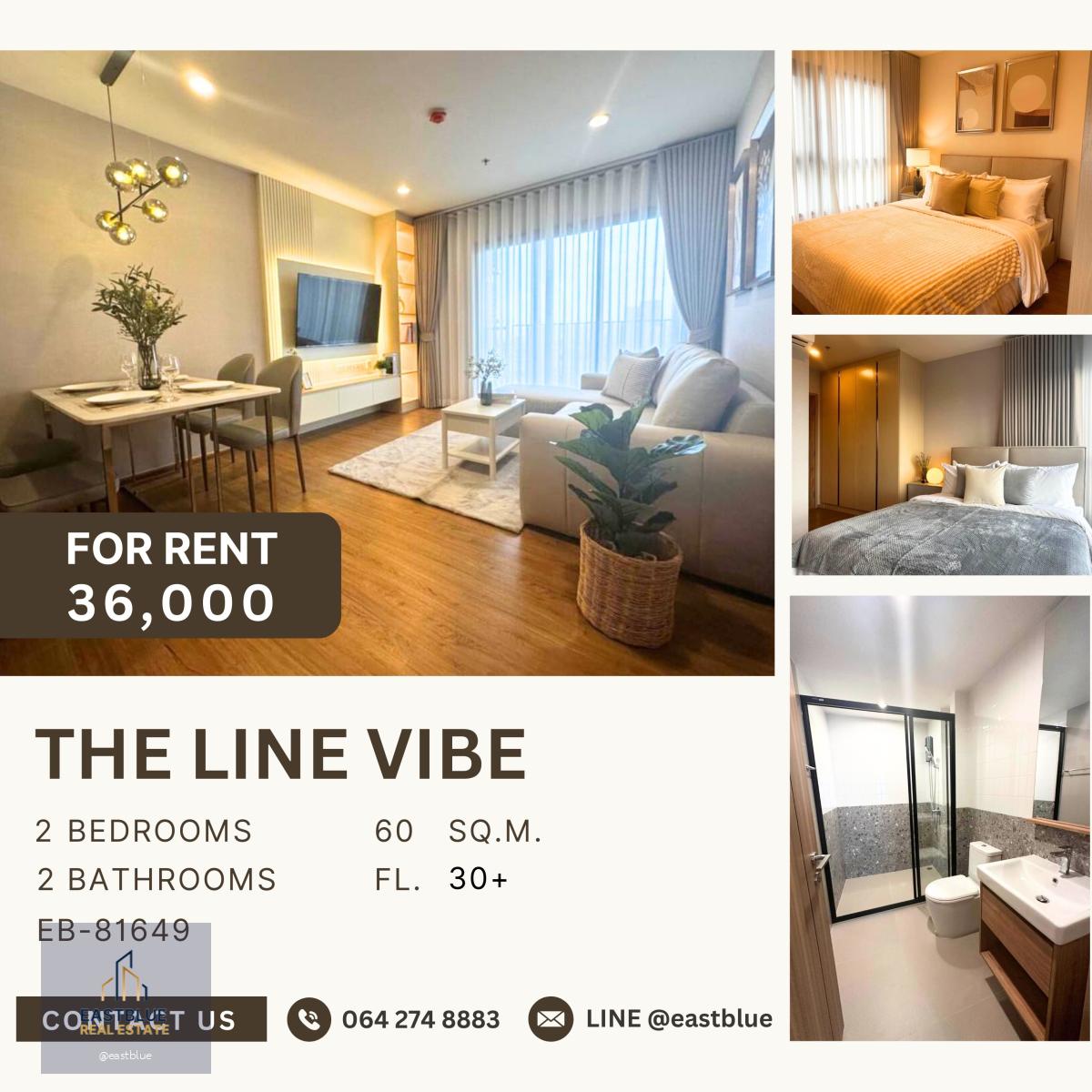 THE LINE VIBE, 2 bed, 36000 per month