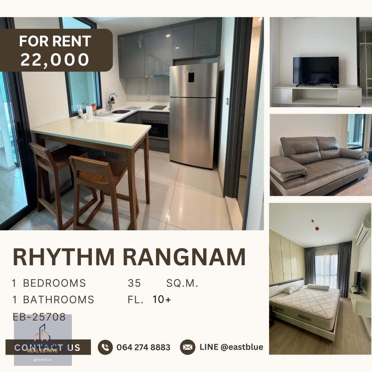 RHYTHM Rangnam, 1 bed, 22000 per month