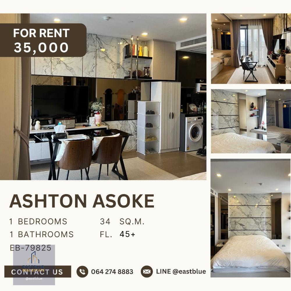 Ashton Asoke Luxury 1-Bedroom BTS Asoke 35,000 per month