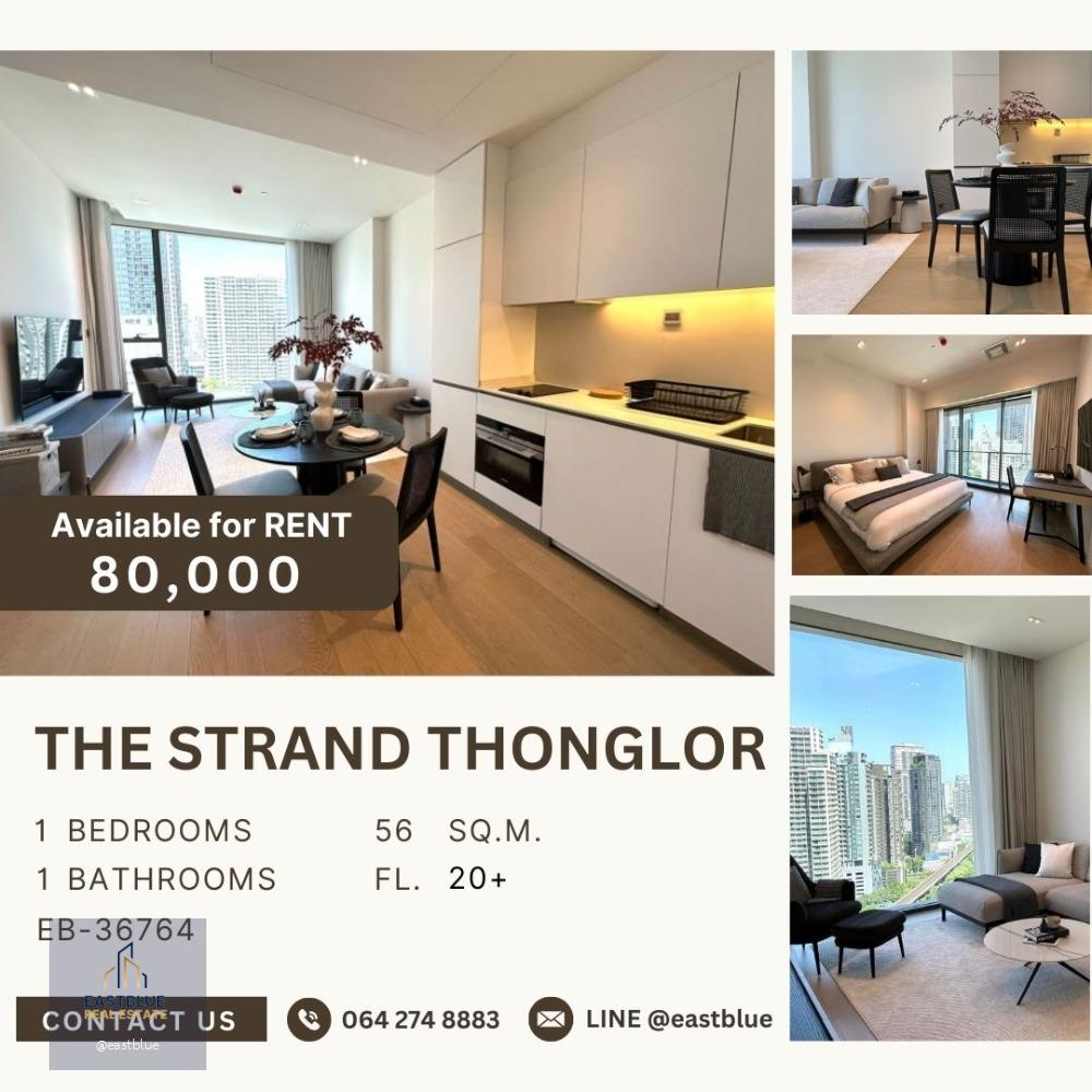 The Strand Thonglor 1 Bed Amazing city view, Facing west 80k per month