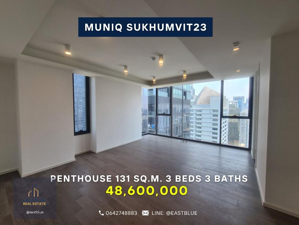 For Sale Penthouse Muniq Sukhumvit 23 3 Beds 3 Baths 36.3 Mb.