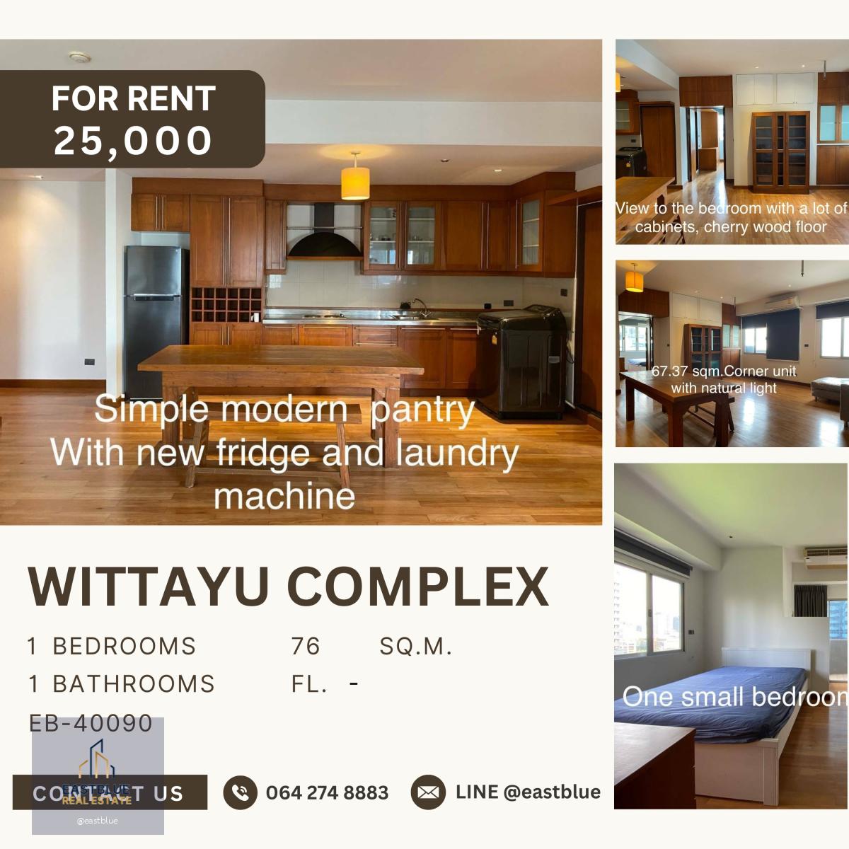 Wittayu Complex, 1 bed, 25000 per month