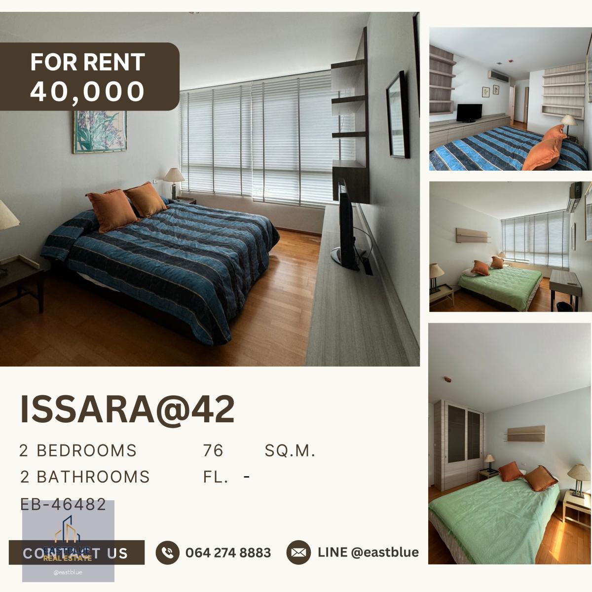 Issara@42, 2 bed, 40000 per month