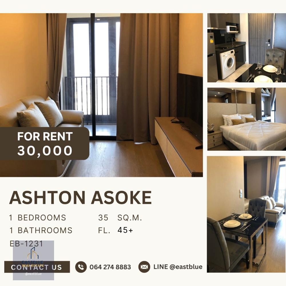 Ashton Asoke Luxury 1-Bedroom 30,000 per month