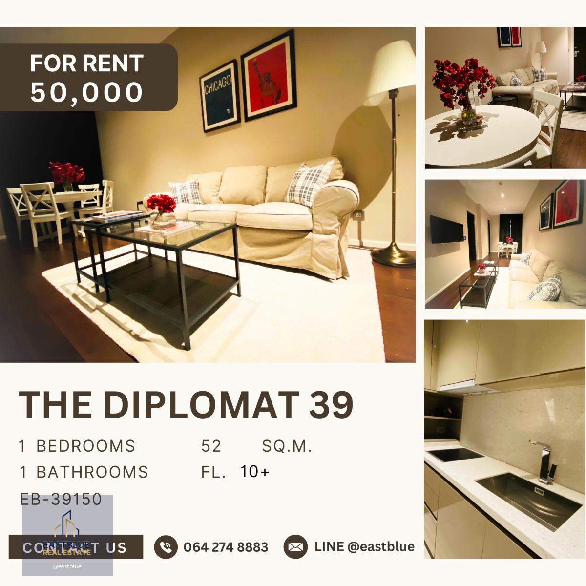 The Diplomat 39, 1 bed, 50000 per month